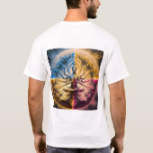 Mystic Cosmic Deity Mandala T‑Shirt | Psychedelic Tシャツ (裏面)