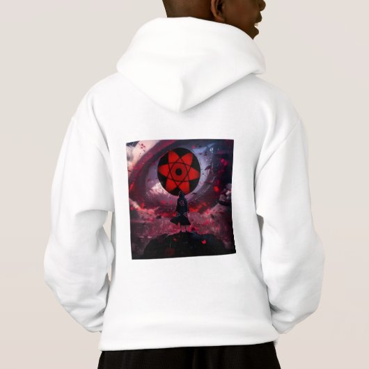 Mystic Crimson Eye Anime Art – Dark Shinobi Silhou (裏面)