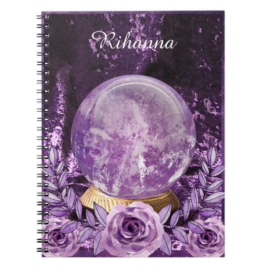Mystic Crystal Ball Fortune Teller Notebook ノートブック (正面)