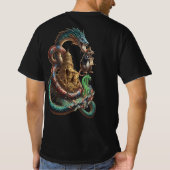Mystic Dragon & Temple T-Shirt – Bold Fantasy Art Tシャツ (裏面)