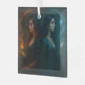 Mystic Duality ガラスオーナメント (正面左)