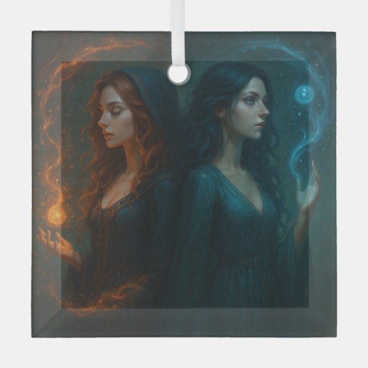 Mystic Duality ガラスオーナメント (正面)