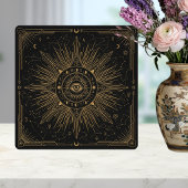 Mystic Eye Celestial Constellations Gold Design Ce タイル