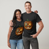 Mystic Eyeball & Skeleton Hands Jack-O-Lantern Tシャツ (ユニセックス)