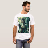 Mystic Forest Guardian – Enchanted Streamlight Tシャツ (正面フル)