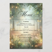 Mystic Forest Meadow Magic Wedding Table メニュー (正面)