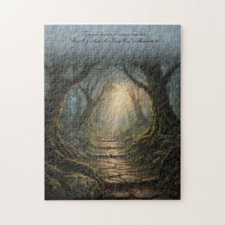 Mystic Forest Path Spiritual Jigsaw Puzzle ジグソーパズル