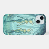 Mystic Forest Spirits iPhone 15ケース (裏面横)