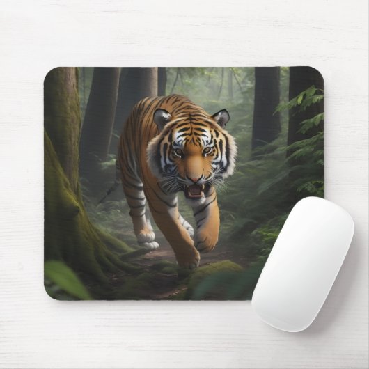Mystic Forest Wildlife Mouse Pad マウスパッド (マウス)