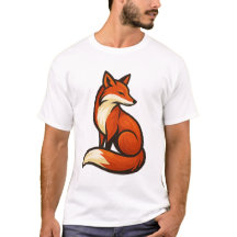 Mystic Fox Elegance – Bold Artistic T-Shirt Design