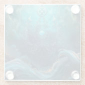 Mystic Geometry of the North Sea ガラスコースター (裏面)