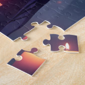 Mystic Gothic Witch Puzzle – Skull Glow Magic 💜🕯 ジグソーパズル (側面)