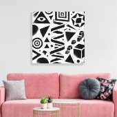 Mystic Graphics for Inspired Interiors キャンバスプリント (インサイチュ (リビング))