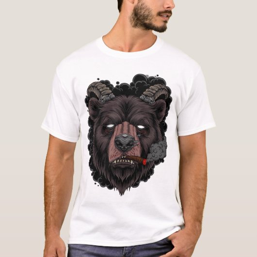 Mystic Horned Bear Tシャツ (正面)