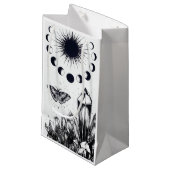 Mystic Moon Phases and Crystals  スモールペーパーバッグ (正面アングル)