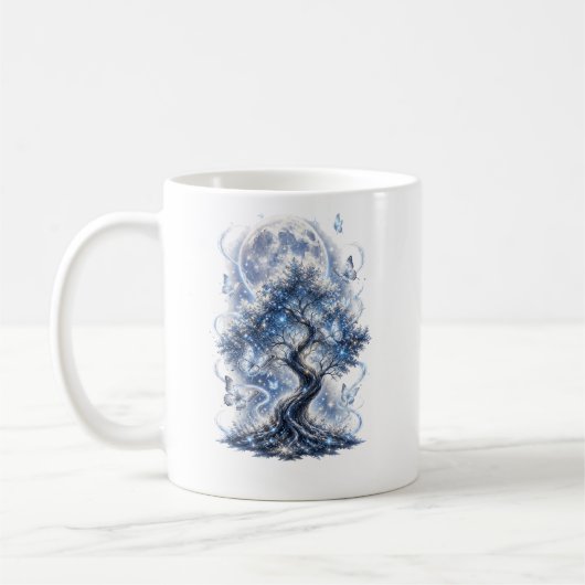 Mystic Moon Tree Magic Mug コーヒーマグカップ (左)