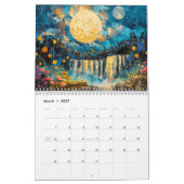 Mystic Moonlight 2026 – Surreal Full Moon Calendar カレンダー (3月 2027)