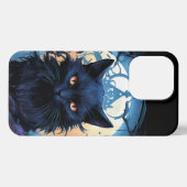 Mystic Moonlit Feline iPhoneケース (裏面横)