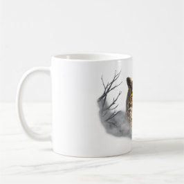 Mystic Owl in Fog Mug – Moonlit Forest Animal Art  コーヒーマグカップ