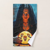 Mystic Psychic Fortune Teller Design バスタオルセット (ハンドタオル)