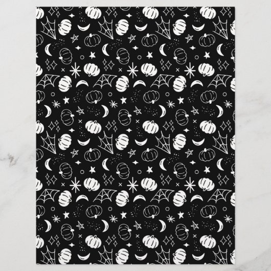 Mystic Pumpkin Scrapbook Paper (正面)