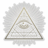 Mystic Pyramid — Eye of Providence Emblem シール (正面)