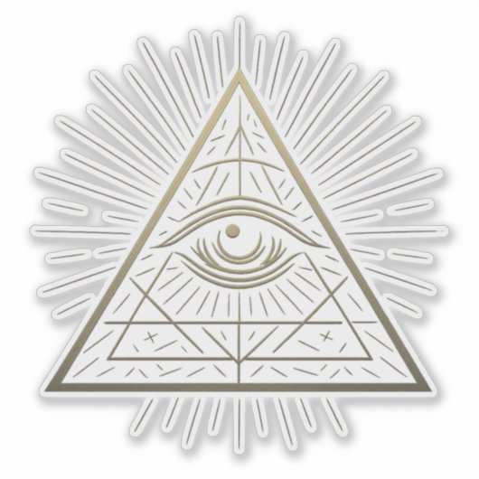 Mystic Pyramid — Eye of Providence Emblem シール (正面)
