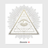 Mystic Pyramid — Eye of Providence Emblem シール (シート)