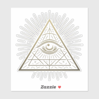 Mystic Pyramid — Eye of Providence Emblem シール