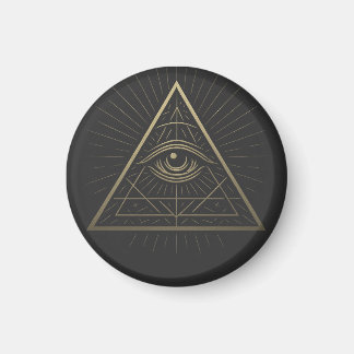 Mystic Pyramid — Eye of Providence Emblem マグネット