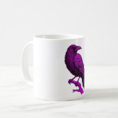 Mystic Raven Violet Mood コーヒーマグカップ (正面左)