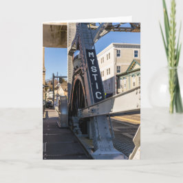 Mystic River Bascule Bridge, Connecticut カード