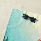 Mystic River Dreamy Forest Path Design ビーチタオル (インサイチュ)