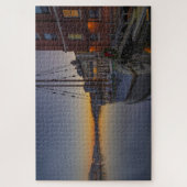 Mystic River in Connecticut on Thanksgiving Eve  ジグソーパズル (縦)