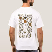Mystic Runes Botanical Art Tシャツ (裏面)