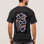 Mystic Shapes Abstract Art Tee Tシャツ (裏面)