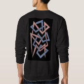 Mystic Shapes Abstract Symbol Sweatshirt スウェットシャツ (裏面)