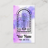 Mystic Snake Sword Moon Spiritual Witchy 名刺 (正面)