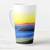 Mystic Sunset カフェラテマグ (左アングル)