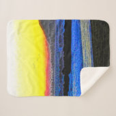 Mystic Sunset  シェルパブランケット (正面(横))