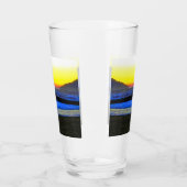 Mystic Sunset タンブラーグラス (左)