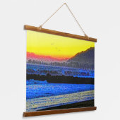 Mystic Sunset  吊り下げ型タペストリー (傾斜あり)