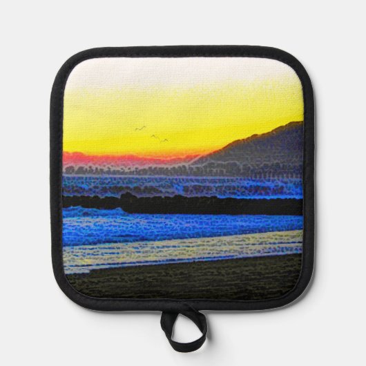 Mystic Sunset  鍋敷き (正面)