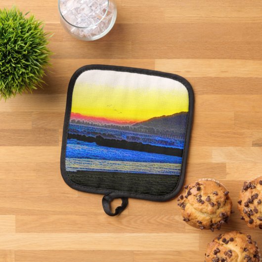 Mystic Sunset 鍋敷き (トップダウン)