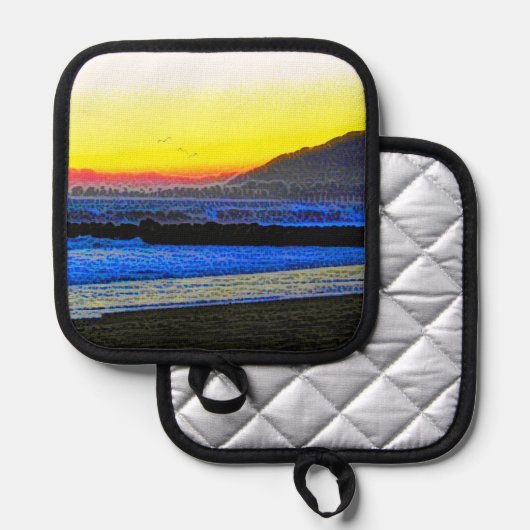 Mystic Sunset  鍋敷き (正面/裏面)