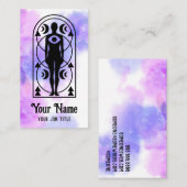 Mystic Third Eye Moon Spiritual Energy Healer 名刺 (正面/裏面)