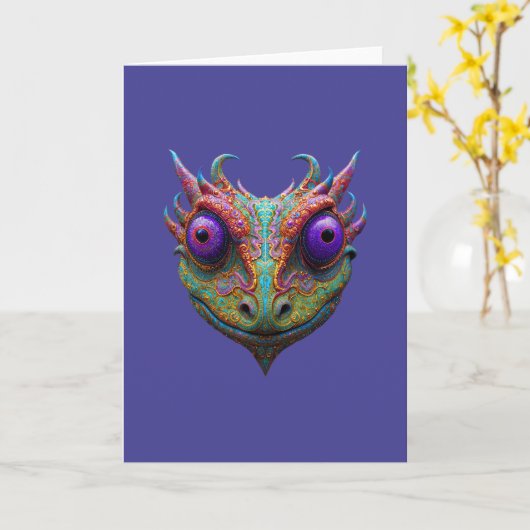 Mystic Toad/Gecko/Frog カード (黄色い花)