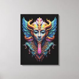 Mystic Winged Deity キャンバスプリント