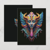 Mystic Winged Deity サンキューカード (正面/裏面)