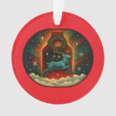 Mystic Winter Stag-Red オーナメント (正面)